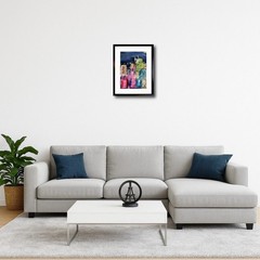 Digital download Painting original «H.I – JAKARTA» In 4 Size