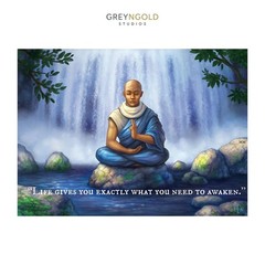 Awaken Inspirational Quote Poster WallArt Print pick size A4/A3/A2/90x60cm