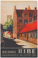 DENMARK VINTAGE STYLE PRINT/POSTER QUALITY PHOTO PAPER/CANVAS T216
