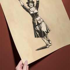 Equality Not Revenge Feminist Art Print Suffragette Protest Poster