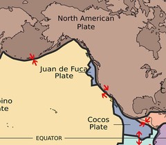 Map of Earths Principal Tectonic Plates Home School Office Decor Wall Art Poster