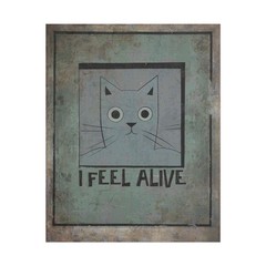 Vintage Schrodinger’s Cat Wall Art, Quantum Physics Science Math Teacher Decor