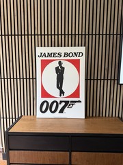 James Bond 007 Large Canvas Wall Art Licensed Movie Poster 38.5”x26.5”