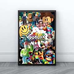 Roblox Gaming Poster – Video Game Wall Art Print for Kids Room & Gaming Decor