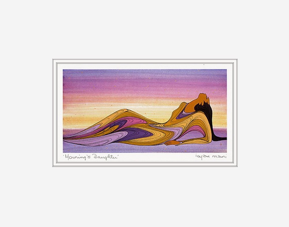 MORNING’S DAUGHTER by Soiux artist Maxine Noel – 11″ x 14″ Matted art print