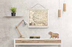 Negroland Map 1747 West African American History Slave Trade Wall Art Poster