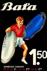 Bata Sport Sneakers Boy 1940 Vintage Wall Art Home Decor – POSTER 20×30