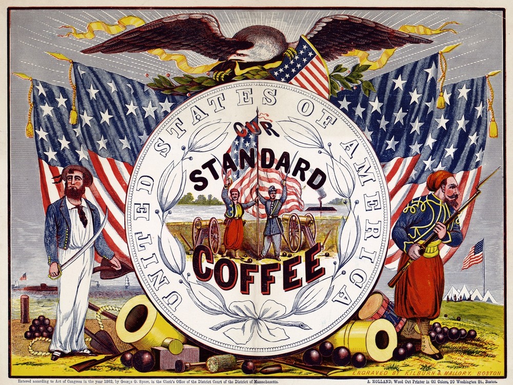 3500.American Standard Coffee Seal POSTER.Home Room School Office art decoration