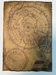 Pirate Treasure Map Aged Reproduction Print – 2 Maps