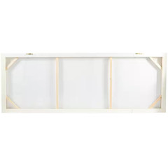 1- Panel Sail Boat Framed Wall Art with White Frame 24 In. X 65 In.