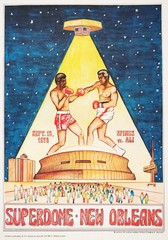 Muhammad Ali vs. Leon Spinks II 1978 Fight Boxing – poster no frame