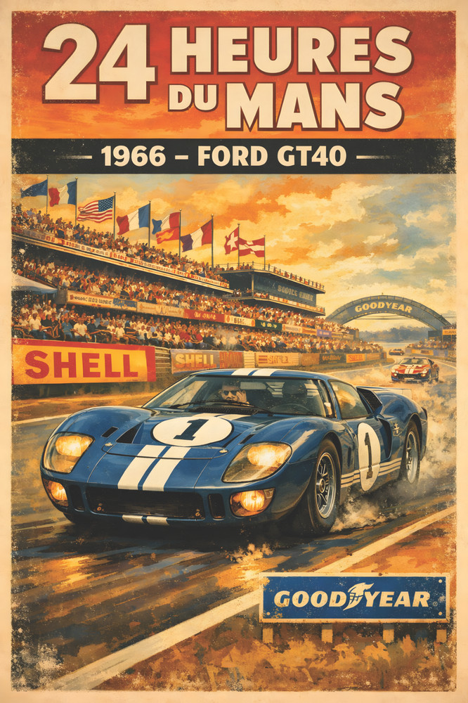 FORD GT POSTER/PRINT 8 OPTIONS FREE SHIPPING A15
