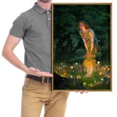 Framed Wall Art Fairy Tale Midsummer Eve with A Girl and Elves by Edward Robert