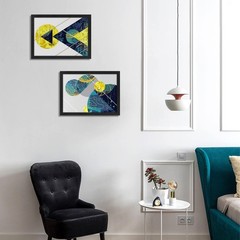 Golden State Art, A3 Frame with Plexiglass, Engineered Wood 11.7×16.5, Black