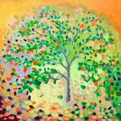 Autumn Trees, Jennifer Lommers, Art Print Poster 14″ x 11″ 4713