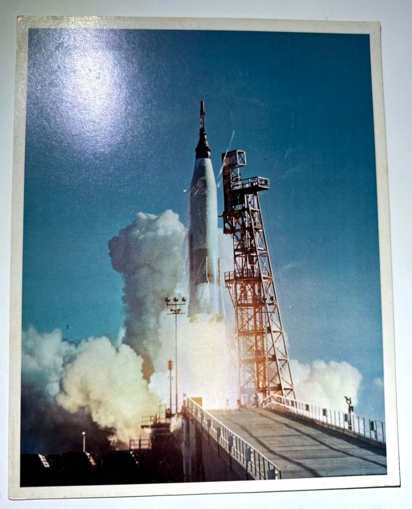Mercury-Atlas 8 (MA-8) Rocket liftoff Photo Poster Print Space Nasa Science