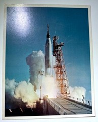 Mercury-Atlas 8 (MA-8) Rocket liftoff Photo Poster Print Space Nasa Science