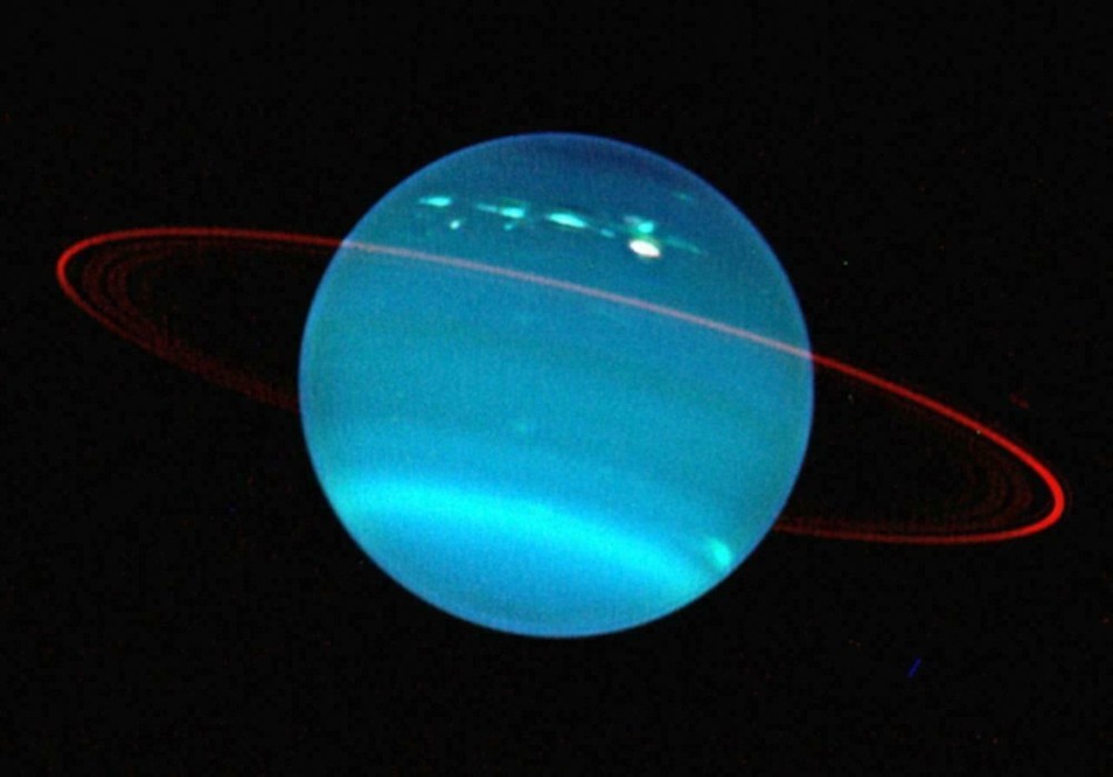 URANUS PLANET GLOSSY POSTER PICTURE PHOTO PRINT solar system space stars 5396