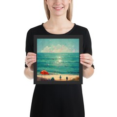 Summer Holidays – Gerahmtes Bild