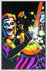 Skull Rocks Blacklight Poster 23 x 35