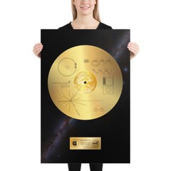 NASA Voyager 1 Golden Record — space poster, science poster