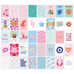 97 Decor Preppy Posters For Room Aesthetic – 40 Pcs Cute Preppy Room Decor Te…
