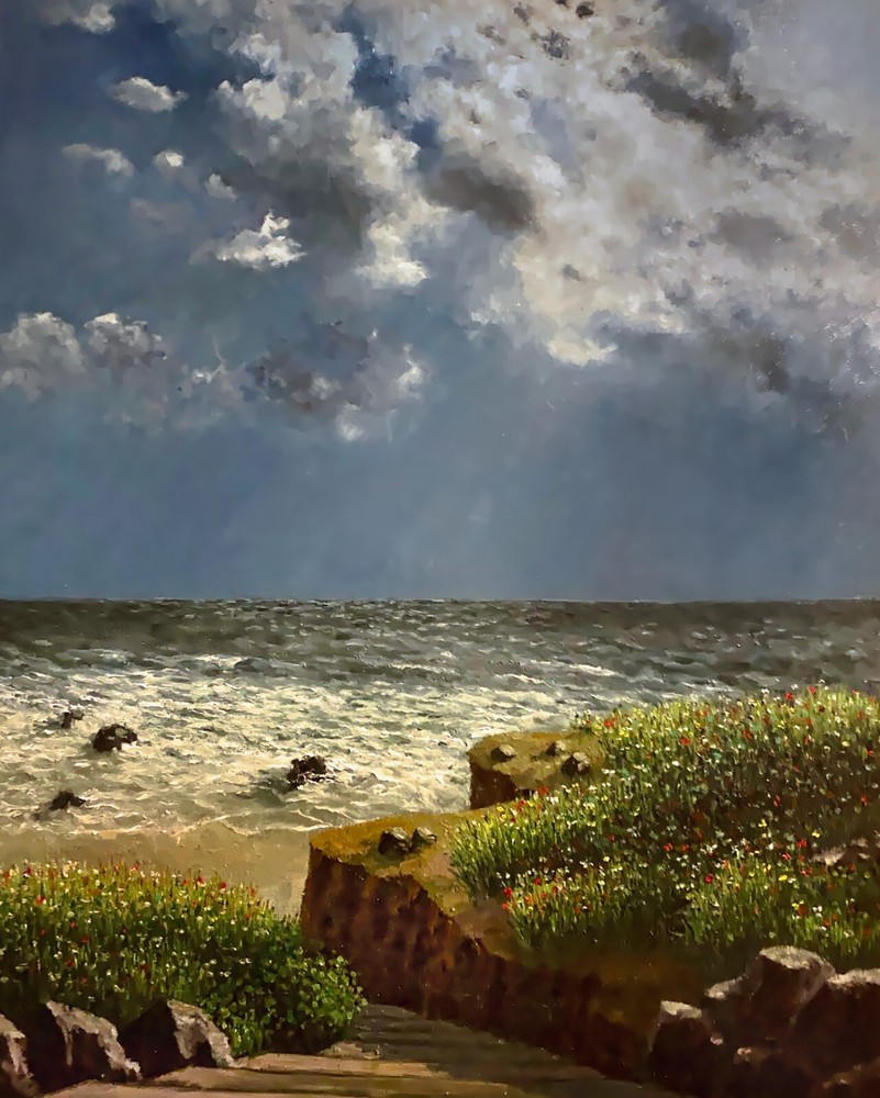 Seascape Tranquility: coastal prints-housewarming gifts-home décor-prints/giclée
