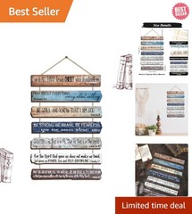 Portrait Christian Wall Art – 7 Rustic Signs with Inspirational Bible Verses