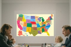 24»x36» United States Map US USA Administrative Poster Classroom Wall Mural