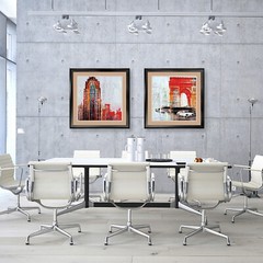 32W»x32H»: OHHH ..ALRIGHT by ROY LICHTENSTEIN – DOUBLE MATTE, GLASS and FRAME