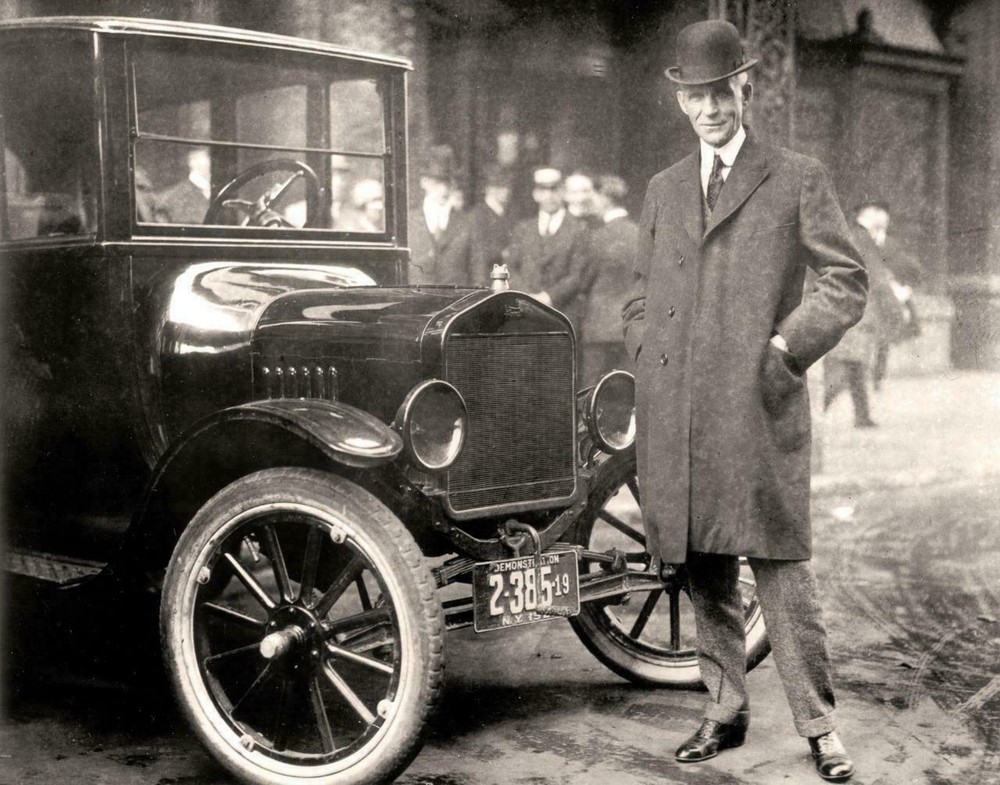 HENRY FORD MODEL T CAR GLOSSY POSTER PICTURE PHOTO BANNER PRINT vintage old 5878