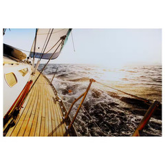 32 In. X 47 In. «Landscapes and Views» Tempered Glass Wall Art