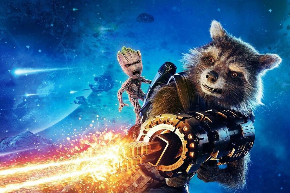 Guardians Of The Galaxy Rocket And Baby Groot Poster (20×30) inches