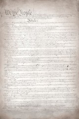 Constitution of The United States America Art Print Poster 12×18