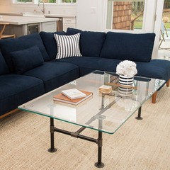 20″ X 30″ Rectangle Glass Table Top 1/2″ Thick with Flat Polished Edge and
