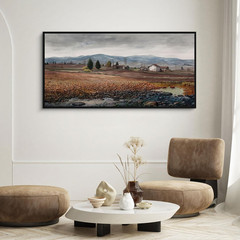 Extra Large Vintage Nature Canvas Art for Living Room 48×24 Inches