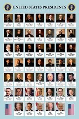 2021 Presidents United States Joe Biden Educational Chart Classroom Poster 24×36