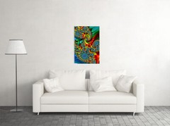 Psychedelic Classic Fractals Geometrical Patterns Wall Home Decor – POSTER 20×30