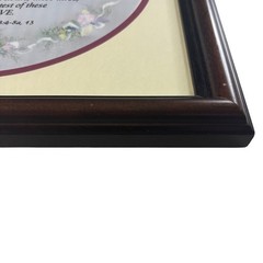 Dicksons Framed Wall Art Love Chapter 1 Corinthians 13 Brown Religious Decor