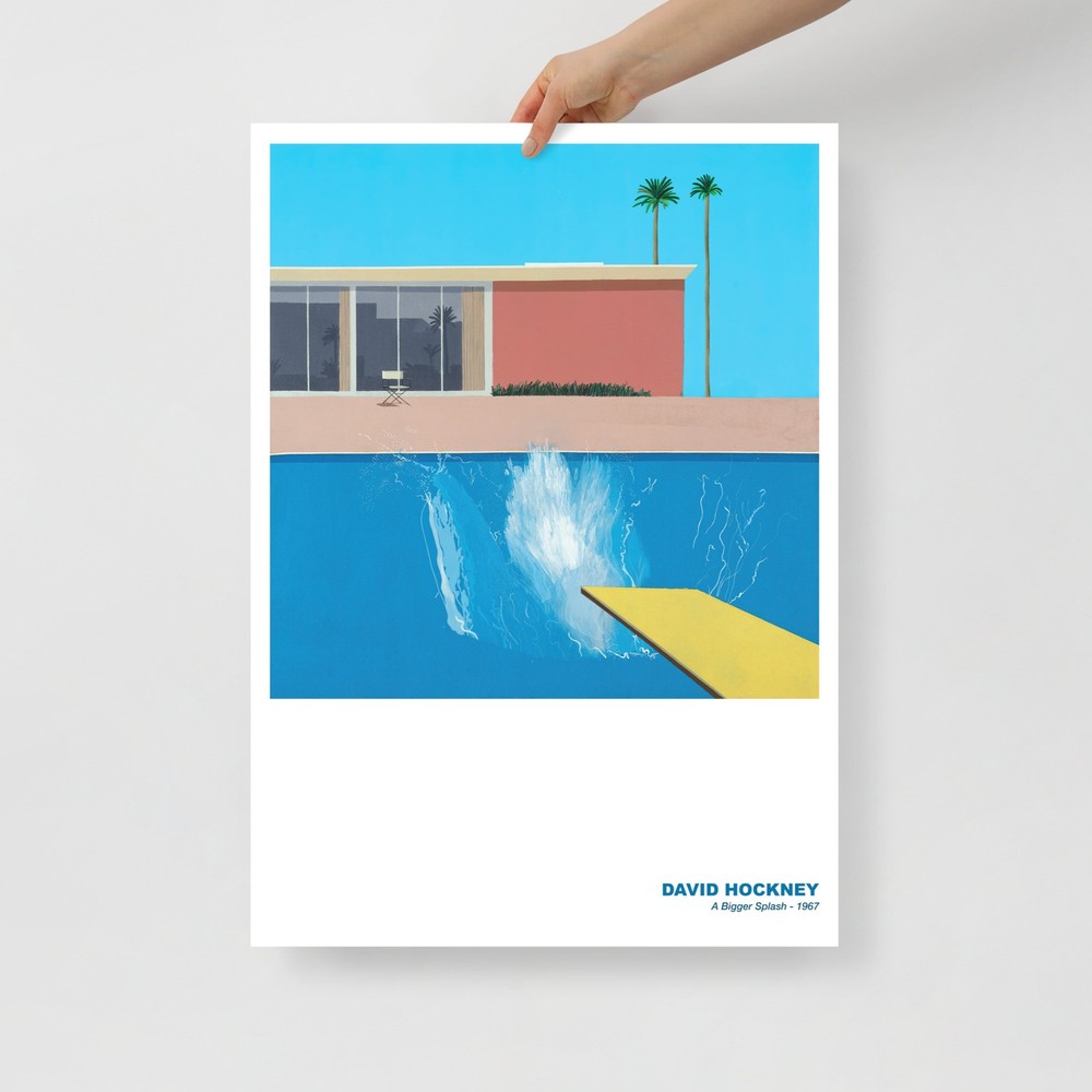 A Bigger Splash – David Hockney – 1967 – Poster