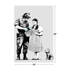 Banksy Police Search Graffiti Cool Wall Decor Art Print Poster 24×36