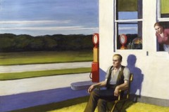 Four Lane Road – Edward Hopper 1930 American Realism Roadside Vintage Art Print