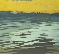 SHEILA GARDNER Before the Rain SIGNED 20″ x 24.5″ Offset Lithograph 1982 Contemp