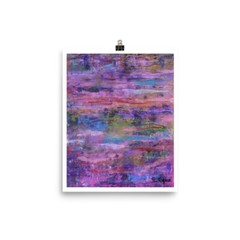 Reflections, Abstract Art Print, Fine Art Reproduction