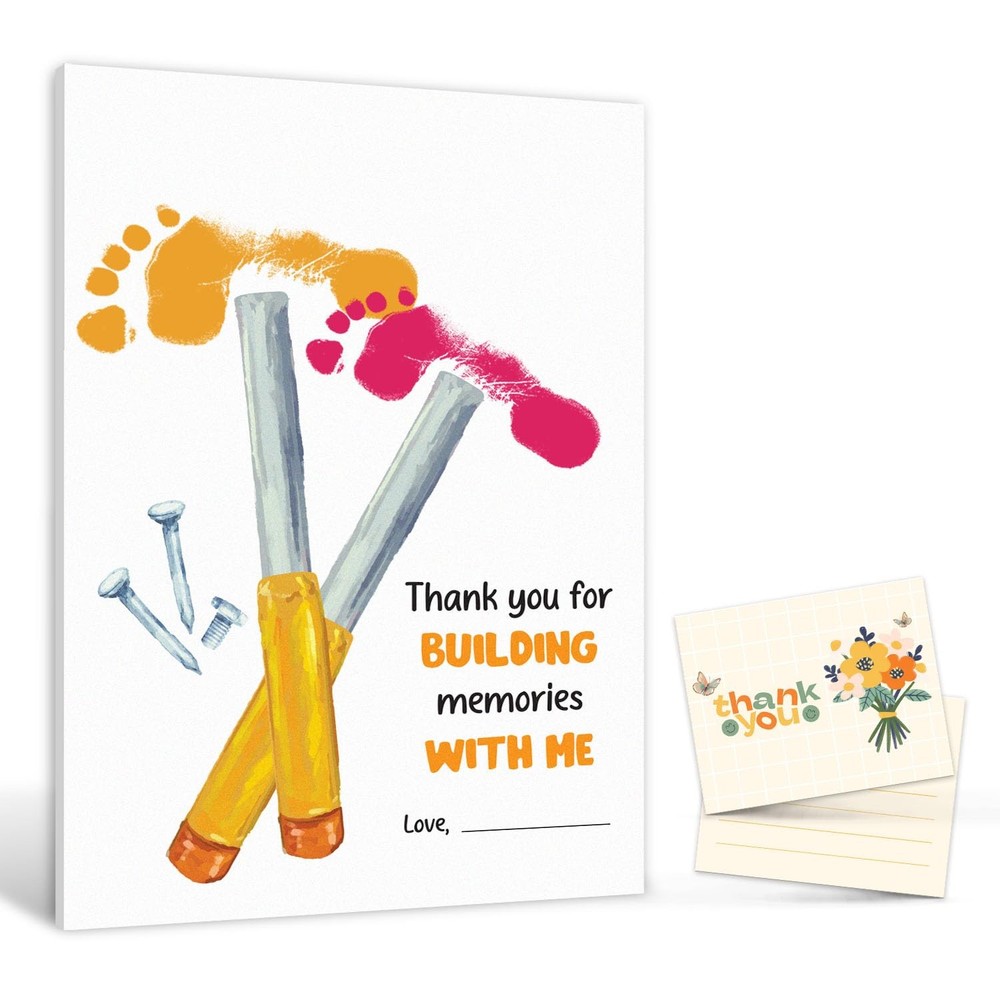 2025 Fathers Day Crafts For – Thank You For Bulding Memories With Me Poster