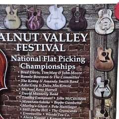 Walnut Valley Festival 2007 Poster Guitar Flat Picking Championships Winfield KS