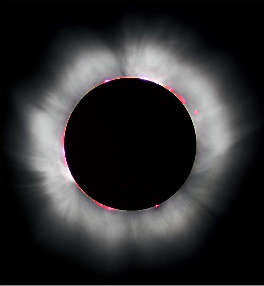 1994 SOLAR ECLIPSE GLOSSY POSTER PICTURE PHOTO PRINT moon sun 9212