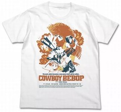 T-shirt (Character) Poster Art Ver. T-shirt White L size «Cowboy Bebop»