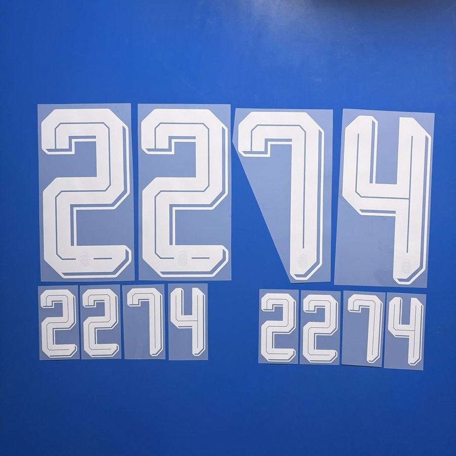 2026 Argentina Name Number Personalise Customise Player Size Nameset ID Print