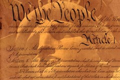 Constitution United States Statue of Liberty Face Art Print Poster 18×12